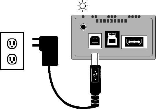 Strøm Tilkobling Til strøm, brukes den 1m eller 2m USB kabelen. 1. Plug one end of the USB 2.