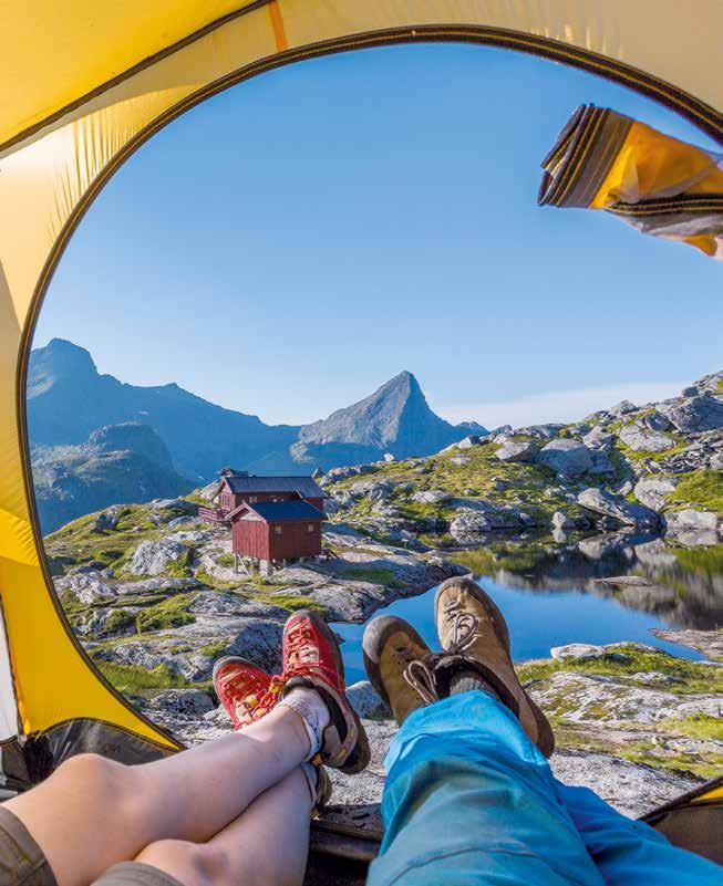 Camping ved Munkebu, Lofoten