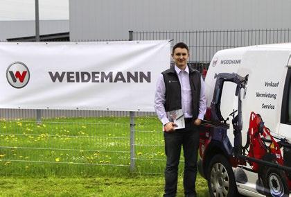 Weidemann disponerer over et bredt, utsøkt forhandlernett i Tyskland og i Europa. Hver forhandler er da en del i et godt organisert system.