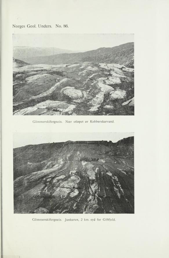 Norges Geol. Unders. No. 86. Glimmerskifergneis.