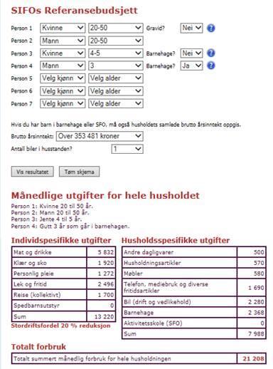 Vi lager et Excel ark hvor vi legger inn