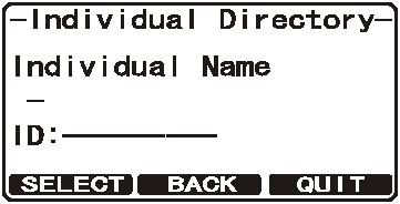 Du kan programmere inntil 80 individuelle kontakter. 9.5.1 Opprette katalog for individuelt/posisjonsanrop har en DSC katalog som gjør at du kan lagre et navn på et skip eller en person og MMSI nr.