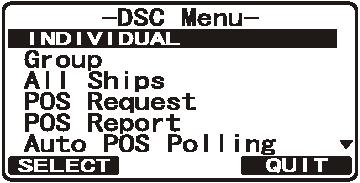 7. Trykk knappen for å sende det individuelle DSC anropet. 8.