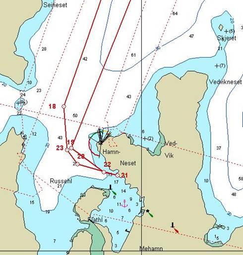 Fiskeværet Mehamn ligger idyllisk til.