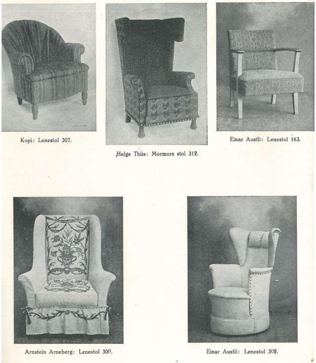 Kjente designere, gamle men moderniserte former. Einar Austlid lar en kubbestol bli en moderne lenestol.