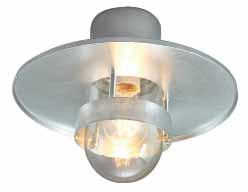 Galvanisert, 3101776 Sort, 3101771 VANSBRO IP55, klasse II. Vegglampe i klassisk design.