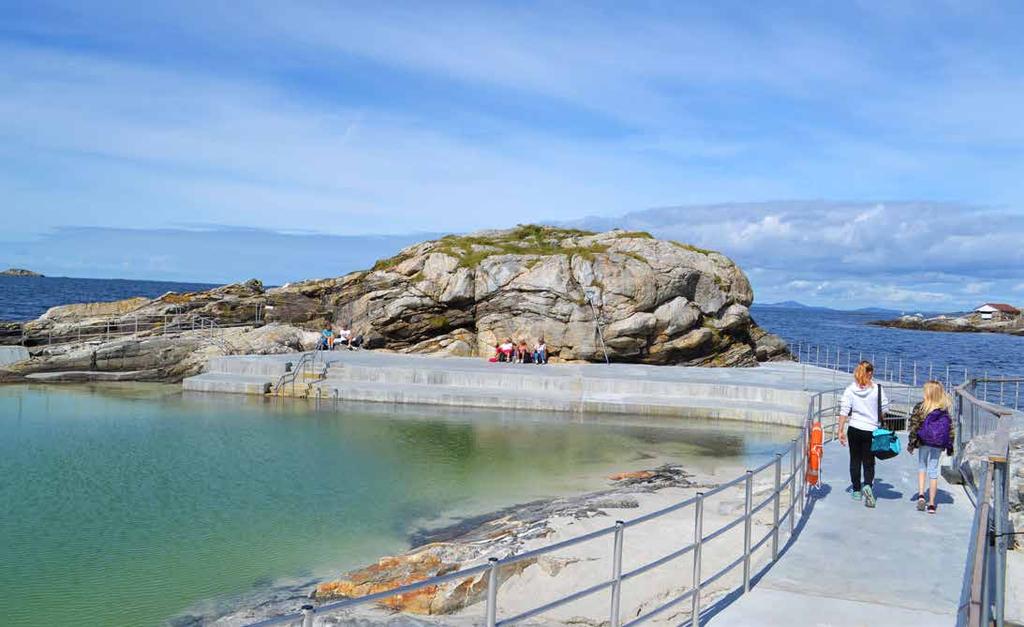 06.40: Morgenbad i sjøbadet før jobb 17.15: Kajakkpadling på havet 20.