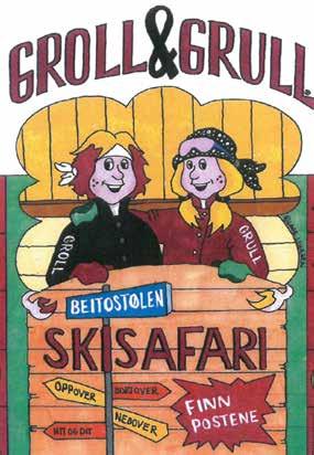 Bli med på Groll & Grull Skisafari - finn postene i alpinanlegget. 1.