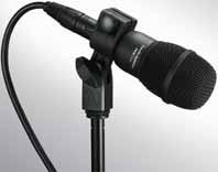 PRO31 Kr 450 Nyre dynamisk mikrofon Designet for close-up vokal bruk Lydløs av/på bryter Totrinns pop/vind filter reduserer vindstøy og poplyder ved nær-vokal bruk XLRM-XLRF kabel medfølger PRO25ax