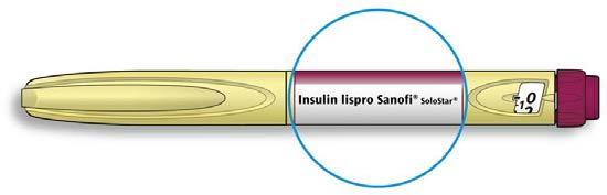 A Kontroller navn og utløpsdato på etiketten på pennen din. Forsikre deg om at du har riktig insulin.