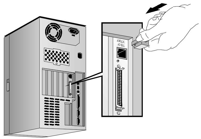 1 Installere og bruke PC-arbeidsstasjonen Koble til et nettverk (LAN) Koble til et nettverk (LAN) PC-arbeidsstasjonen har et 10BT/100TX LAN-grensesnittkort.
