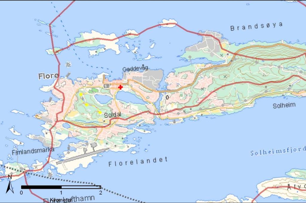 Eksempel: Delområde 11 Florø: Fastsetting av landskapskarakter delområde 11 - Florø Florø Forhold ved landskapet BESKRIVELSE Betydning for landskapskarakteren (stor-middelsliten) Landskapets innhold