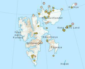 Ny informasjon om artens oppholdssteder er relativt nylig blitt opparbeidet gjennom studier med satellittsensorer (gilg et al., 2010;Norsk polarinstitutt, 2011b).