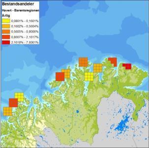 Basert på systematiske telling er av havert-koloniene langs norskekysten er det estimert at den årlige produksjonen er på rundt 1 200 unger (hovedsakelig fra Trøndelag og nordover).