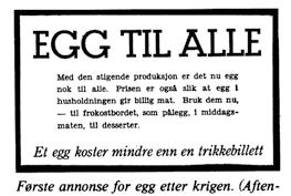 I 30-årene ble det jobbet iherdig med bedring av eggkvaliteten.