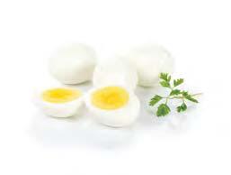 Egg 593 kj (143 kcal) 1 Mettede fettsyrer 2,9 g Enumettede fettsyrer 4,2 g Flerumettede fettsyrer 1,3 g Karbohydrater 0,5 g 0,5 g 12,0 g 0,5 g EPD nr. 2150506 Prior nr.