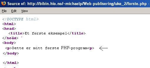 "print" innenfor en PHP-blokk gjør at HTML-KODEN med blå bakgrunn flettes med den "faste" HTML koden (med grå bakgrunn) Teksten (XHTML-koden) utenfor PHP-blokken kaller vi for "maltekst" (template