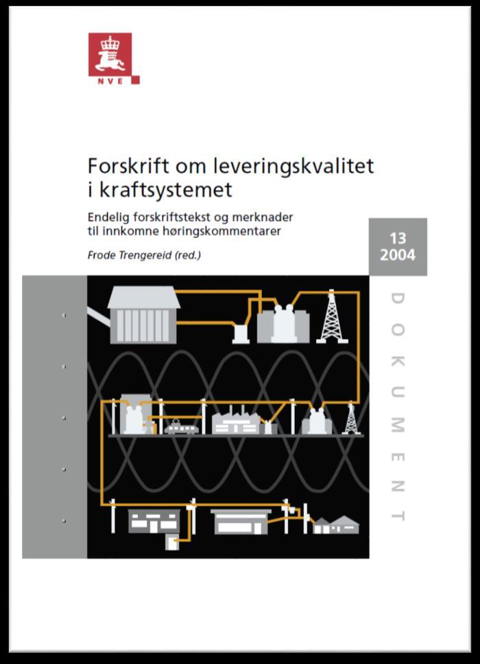 Utfordringer i lavspenningsnettet For at elektriske apparater skal fungere som tiltenkt er det nødvendig at spenningen hos kunden er anvendelig til formålet med tanke på størrelse, frekvens og