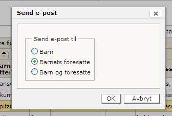 10. E-post fra ventelisten Denne funksjonen kan kun benyttes hvis e-post-klient er Outlook.