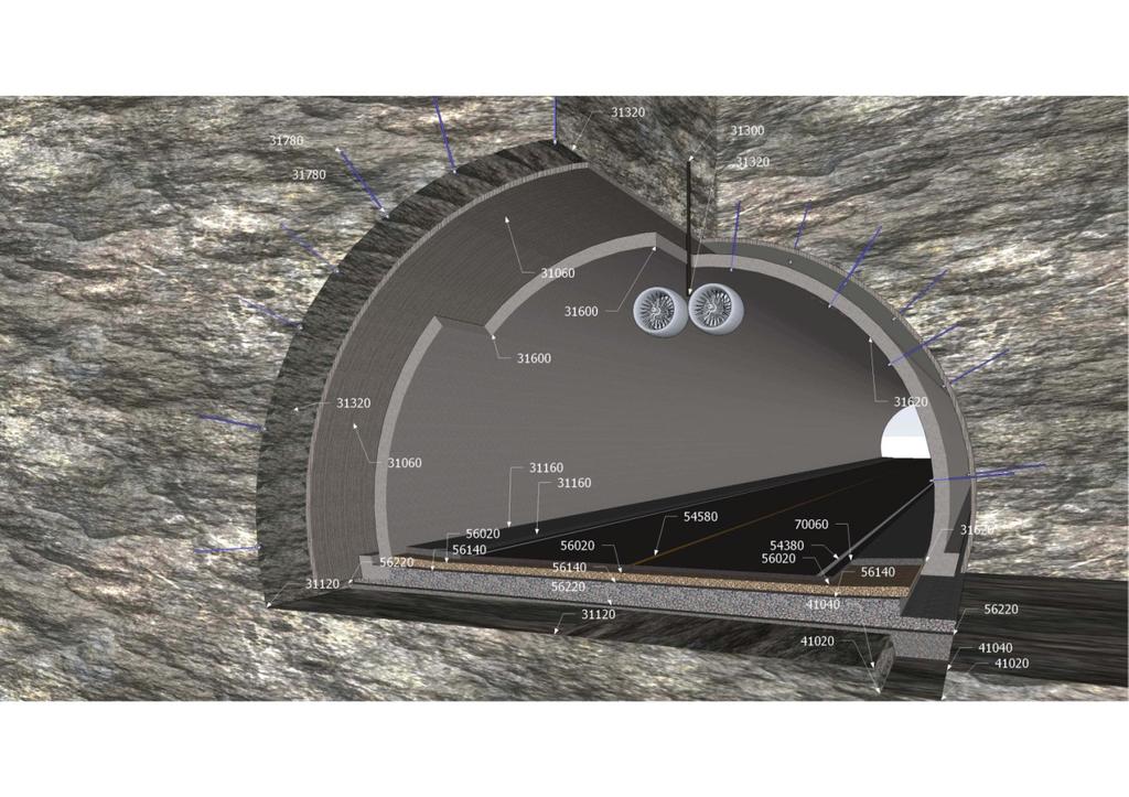 73 8.3.8 Tunnel 8.3.9 Geotekniske konstruksjoner og tiltak Skisse under utarbeidelse 8.3.10 Bergsikring Skisse under utarbeidelse 8.