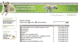 8 ET NETTSTED FOR ALLE Pasientforeningens nettsted har hatt titusenvis av besøkende siden starten i 2004. På www.hundegikt.no kan du: Få informasjon og jevnlige nyheter.