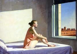 Edward Hopper, Morning sun Fra Garmanns sommer -Hva er surrealisme i billedkunsten? Hvilke surrealistiske trekk finner du i Stian Holes illustrasjoner?