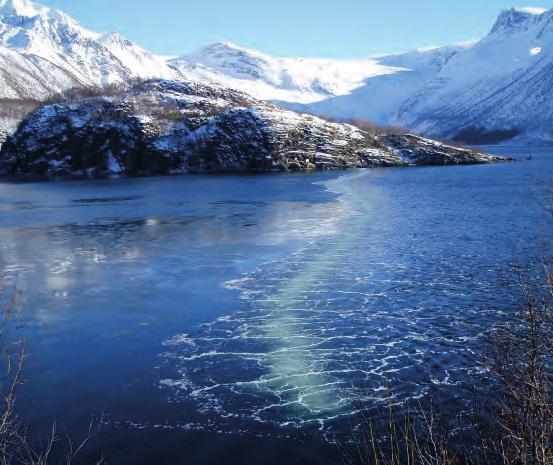 siden det ble tatt i bruk i 1966. Fjorden holdes isfri når anlegget er i drift. Et tilsvarende anlegg ble bygget i Holandsfjorden i 2002. Også dette har virket tilfredsstillende.