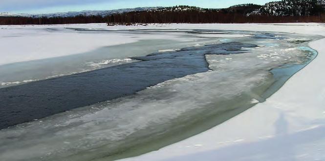 Isforholdene i hele elva blir om vinteren mindre påvirket ved dette nye kjøremønsteret enn det opprinnelige.