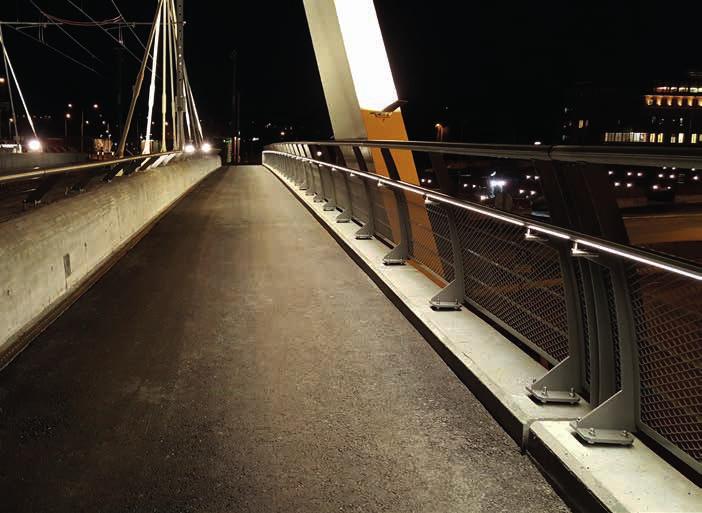 8 LED løsninger - Håndlø liniled Prosjekt: Bybanen i Bergen liniled Håndlø med liniled TOP Power