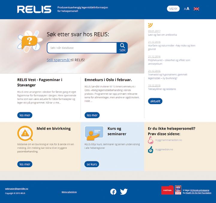Databasen er gratis, søkbar og tilgjengelig via hjemmesiden eller direkte på www.relis.