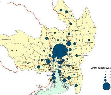 Faktarapport, TØI 1378/2014 Noen hovedfunn Størst vekst i befolkning og arbeidsplasser i og rundt Oslo. Flere av byene utenfor Oslo har styrket sin posisjon på bekostning av landkommunene rundt.