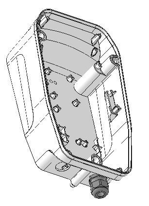 Merk: Strømledningen må 3x4mm2 (for 16 A modeller) og 3x6mm2 (for 32 A modeller) å passe ledningens nippel.
