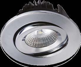 downlight anlegg med 76 mm hull og til bruk i