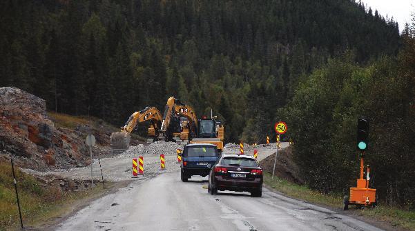 Akkurat nå bygger vi... Fv 715 - Nordseteren Det bygges ny parsell forbi grenda Nordseteren. Arbeidet startet høsten 2016, og ferdigstilles desember 2017.