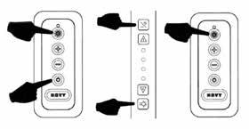 Automatisk stopp For å unngå at avtrekksviften går uten stans, vil den slå seg av automatisk etter 3 timer (dersom det ikke er gjort endringer på betjeningspanelet).