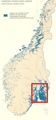 Områdene i og omkring Oslofjorden består i dag av avsetningsbergarter fra paleozoikum.