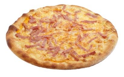 MINIPIZZA 99, Hjemmelaget pizza med skinke og ost. 451.