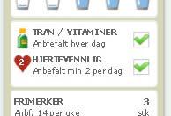 i  FRImerker: Disse telles per uke, og du har 14 stk = 350 kcal.