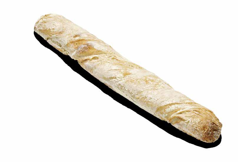 baguetter baguetter Baguette fin 135 g EPD 2752541 baguette rustikk durum 391 g Art nr 15534000 Lengde (min-maks): 24-28 cm Ant pr kartong 50 stk Hvetemel, vann, gjær, salt med jod, hvetegluten,