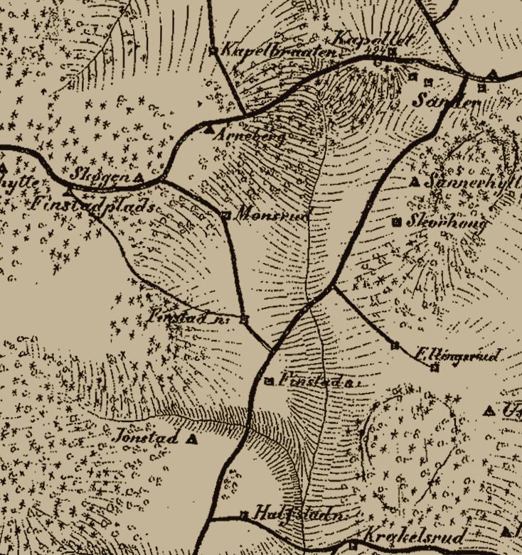 3.2 Planområdet anno 1871 19 Kartutsnitt av kart fra 1871