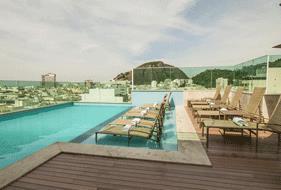 2 VI BOR PÅ FØLGENDE HOTELL RIO DE JANEIRO Americas Copacabana Hotel **** Rua Barata Ribeiro, 550