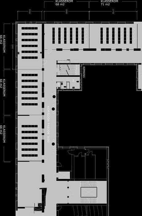 UNDERVISNING Rom B 14 klasserom 3 spesialrom auditorium Generelle