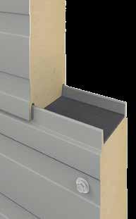 Ondatherm PIR - veggpaneler 40 0 mm Utvendig overflate Micro - mm Tetning Innfesting PIR-isolasjon Karakteristikk PANELTYKKELSE mm 40 60 80 0 Panelvekt (0,60mm/0,mm) kg/m,,0,0 4,70 Up iht.