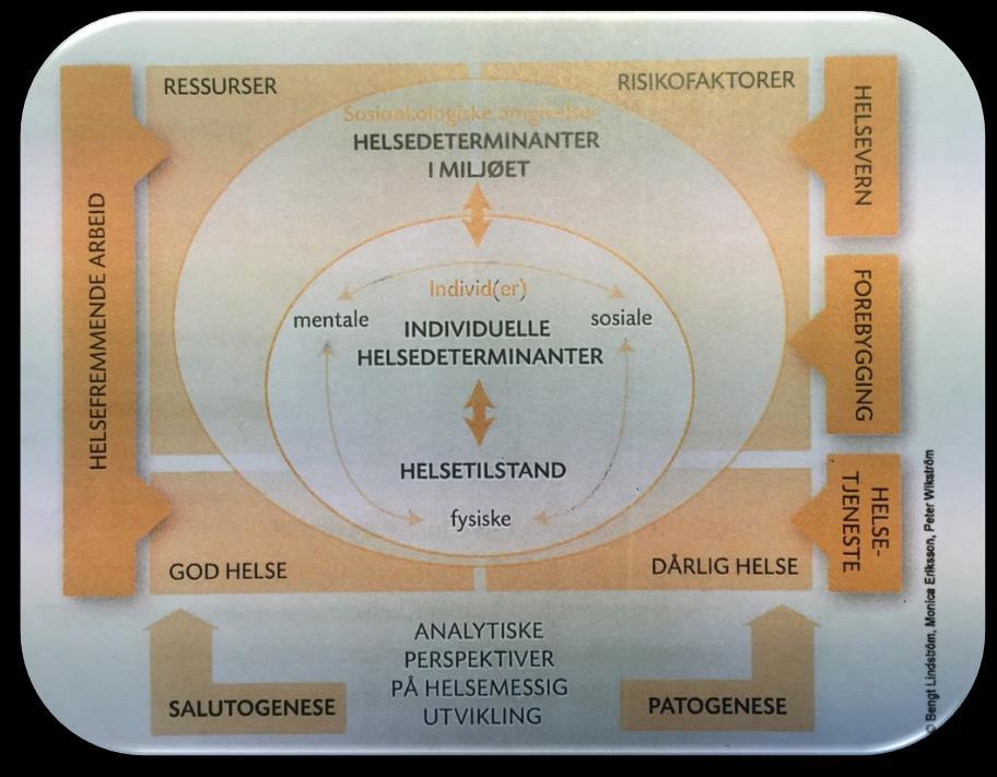 Helsefremmende arbeid Helsefremmende strategier kan inngå i