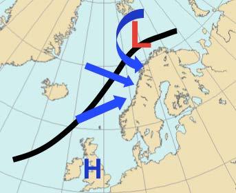 Men det kan også være hyppige mildvær og store nedbørmengder. Indre deler av Troms og store deler av Finnmark kan defineres som innlandsklima.