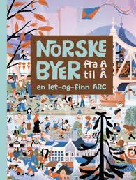 Norske byer fra A til Å en let og finn ABC Boka tar for seg flere av de største byene i Norge. Til hver by er det tegnet flotte og varierte illustrasjoner.