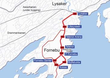 Bosettingsmønsteret til dagens arbeidstakere ved Aker Solutions og Telenor viser at antallet som bor hhv. øst og vest for Lysakerelva er tilnærmet lik.