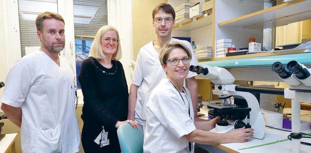 FORSKNING Forskerne er svært fornøyd med at klinisk patologi ved UNN har fått godkjent den nye analysemetoden for kreftcelleprøver.