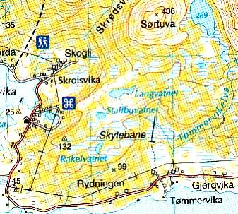 Sørtuva: 80 poeng Vanskelighetsgrad: middels krevende Skatvikskaret: 30 poeng Sørtuva ligger ved Skrolsvik 438 moh. Enkleste rute er å starte ca. 50 m forbi nedkjøringa til Senjehesten.
