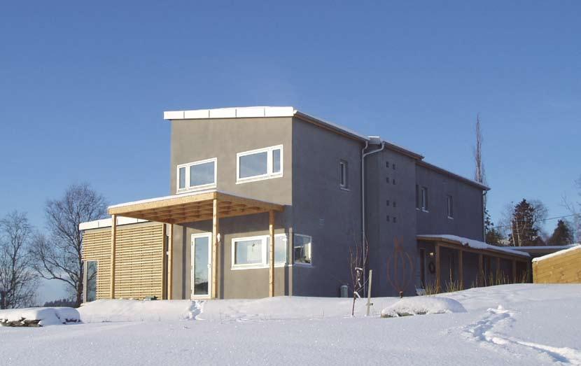Arkitektkontoret Hellebust og Meland AS v/tove Nordgaard, sivilarkitekt MNAL Enebolig i Levanger LEVANGER Boligen er tegnet og bygget for en aktiv familie på fem.